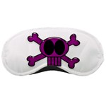 Pink Skull and Bones Sleeping Mask