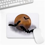 Halloween Orange Moon Small Mousepad