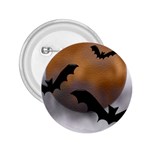 Halloween Orange Moon 2.25  Button