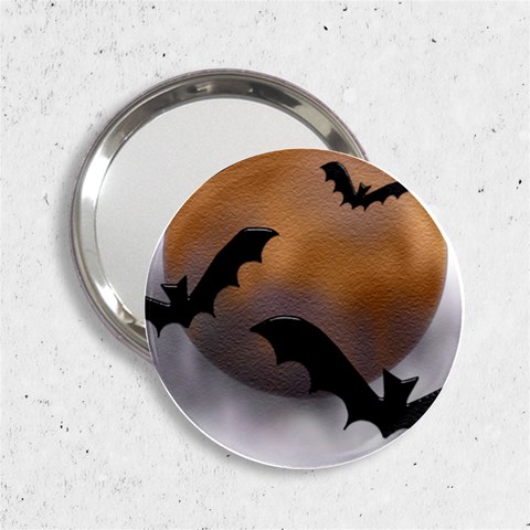 Halloween Orange Moon 2.25  Handbag Mirror from ArtsNow.com Front