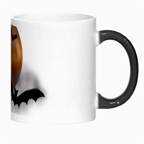 Halloween Orange Moon Morph Mug from ArtsNow.com Right