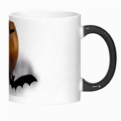 Halloween Orange Moon Morph Mug from ArtsNow.com Right