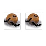 Halloween Orange Moon Cufflinks (Square)