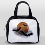 Halloween Orange Moon Classic Handbag (One Side)