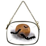 Halloween Orange Moon Chain Purse (One Side)