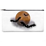 Halloween Orange Moon Pencil Case