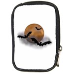 Halloween Orange Moon Compact Camera Leather Case