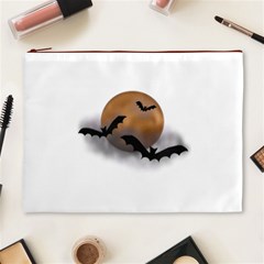 Halloween Orange Moon Cosmetic Bag (XL) from ArtsNow.com Front