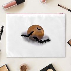 Halloween Orange Moon Cosmetic Bag (XL) from ArtsNow.com Back