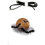 Halloween Orange Moon Shoulder Sling Bag