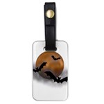 Halloween Orange Moon Luggage Tag (one side)