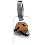 Halloween Orange Moon Luggage Tag (two sides)