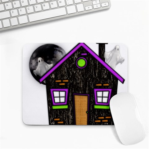 Spooky Haunting House Small Mousepad from ArtsNow.com Front