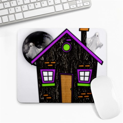 Spooky Haunting House Large Mousepad from ArtsNow.com Front