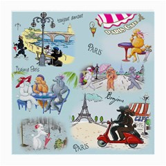 Poodles in Paris Glasses Cloth (Medium, Two Sides) from ArtsNow.com Front