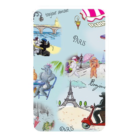 Poodles in Paris Memory Card Reader (Rectangular) from ArtsNow.com Front