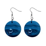 Water Drop 1  Button Earrings