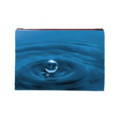 Water Drop Cosmetic Bag (Large) from ArtsNow.com Front