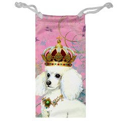 White Poodle Princess Jewelry Bag from ArtsNow.com Front