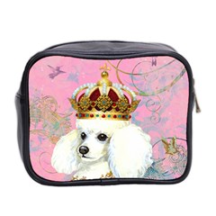 White Poodle Princess Mini Toiletries Bag (Two Sides) from ArtsNow.com Back