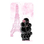Black Poodle Eiffel Tower in Pink Memory Card Reader (Rectangular)