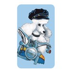 White Poodle Biker Babe  Memory Card Reader (Rectangular)