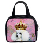 White Poodle Princess Classic Handbag (Two Sides)