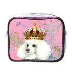 White Poodle Princess Mini Toiletries Bag (One Side)