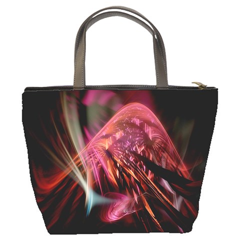 Fractalart Pinkhill By Webgrrl Bucket Bag from ArtsNow.com Back