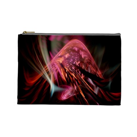 Fractalart Pinkhill By Webgrrl Cosmetic Bag (Large) from ArtsNow.com Front