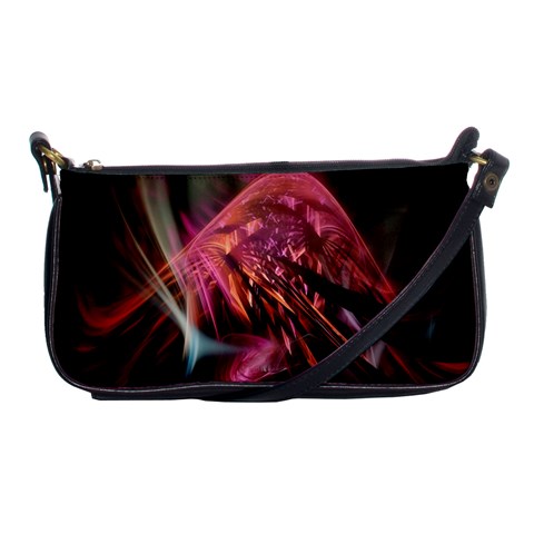 Fractalart Pinkhill By Webgrrl Shoulder Clutch Bag from ArtsNow.com Front