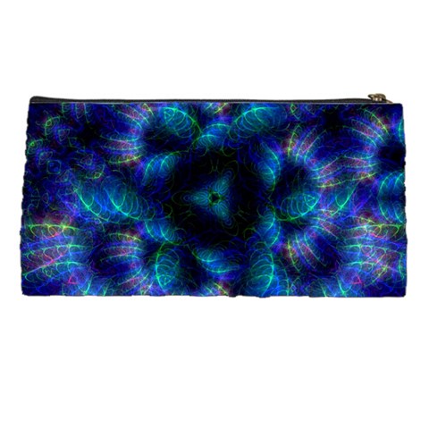 Fractal Blue Dreams Pencil Case from ArtsNow.com Back