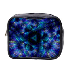 Fractal Blue Dreams Mini Toiletries Bag (Two Sides) from ArtsNow.com Front