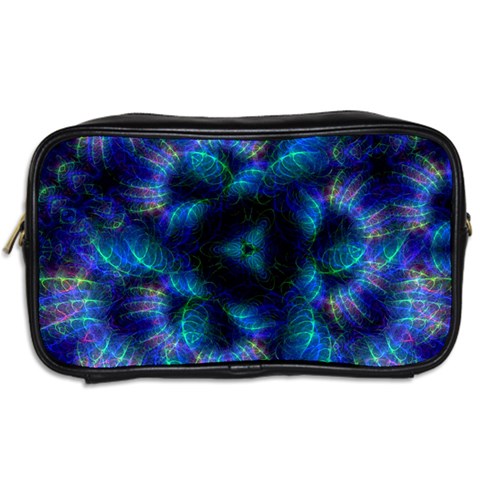 Fractal Blue Dreams Toiletries Bag (Two Sides) from ArtsNow.com Back