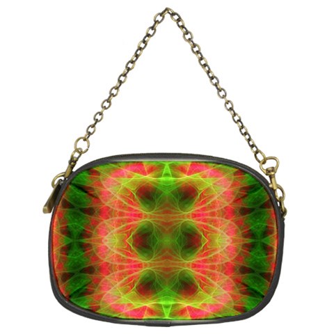 Fractal Fluro 005 Chain Purse (Two Sides) from ArtsNow.com Back