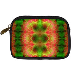 Fractal Fluro 005 Digital Camera Leather Case from ArtsNow.com Front