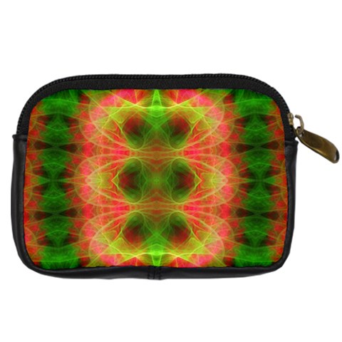 Fractal Fluro 005 Digital Camera Leather Case from ArtsNow.com Back