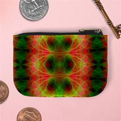 Fractal Fluro 005 Mini Coin Purse from ArtsNow.com Back