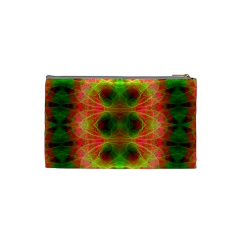 Fractal Fluro 005 Cosmetic Bag (Small) from ArtsNow.com Back