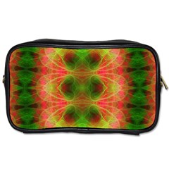 Fractal Fluro 005 Toiletries Bag (Two Sides) from ArtsNow.com Front