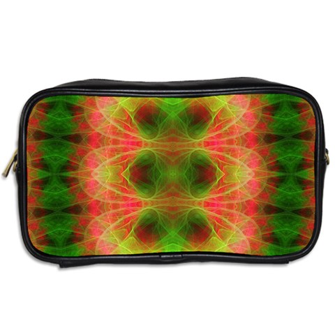 Fractal Fluro 005 Toiletries Bag (Two Sides) from ArtsNow.com Back