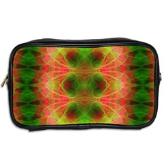 Fractal Fluro 005 Toiletries Bag (Two Sides) from ArtsNow.com Back