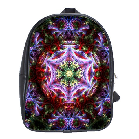 Fractalart PurWeb School Bag (Large) from ArtsNow.com Front