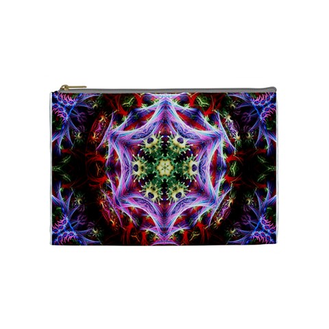 Fractalart PurWeb Cosmetic Bag (Medium) from ArtsNow.com Front