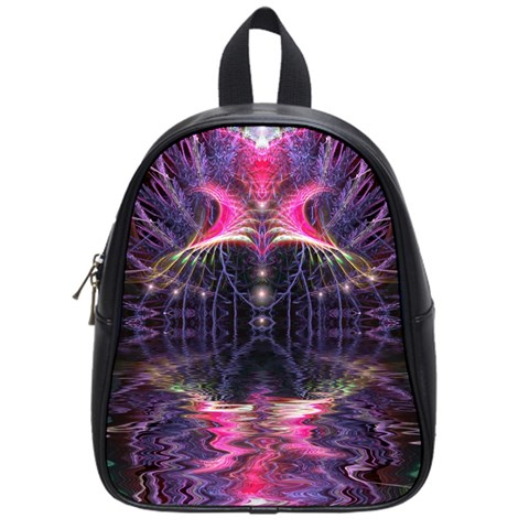 FractalCavern 03 School Bag (Small) from ArtsNow.com Front