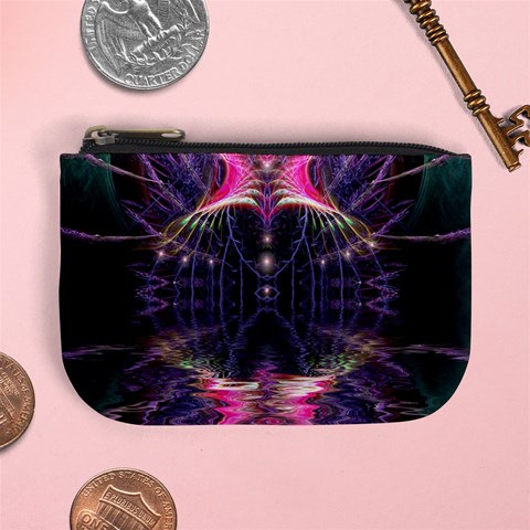 FractalCavern 03 Mini Coin Purse from ArtsNow.com Front