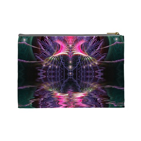 FractalCavern 03 Cosmetic Bag (Large) from ArtsNow.com Back