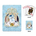 Tea Party Umbrella Arts Now Copy Square Playing Cards Single Design