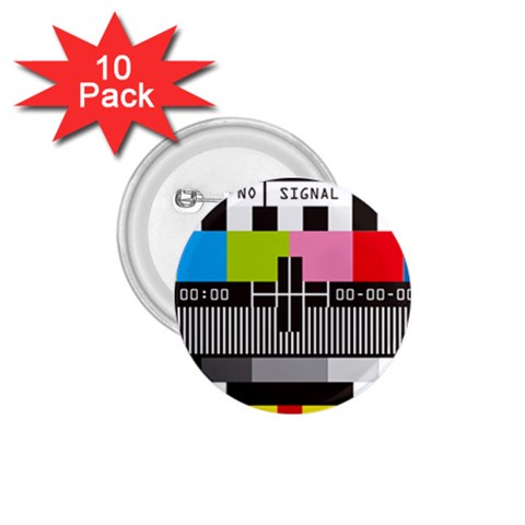 Tv 1.75  Button (10 pack)  from ArtsNow.com Front