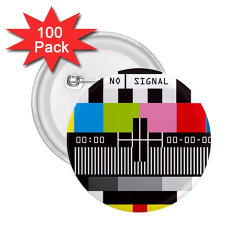 Tv 2.25  Button (100 pack) from ArtsNow.com Front